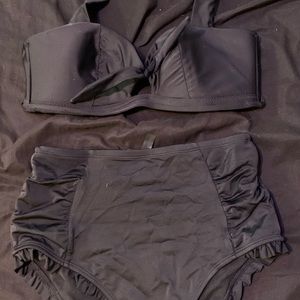 high waist swimsuit bikini